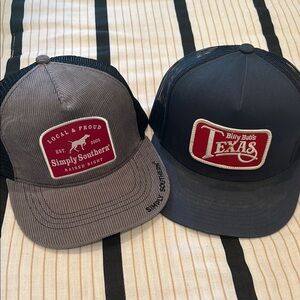 Simply Southern and Billy Bob's Texas Trucker Hats